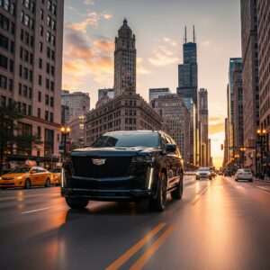 chicago limo service - cadillac escalade suv limo rental
